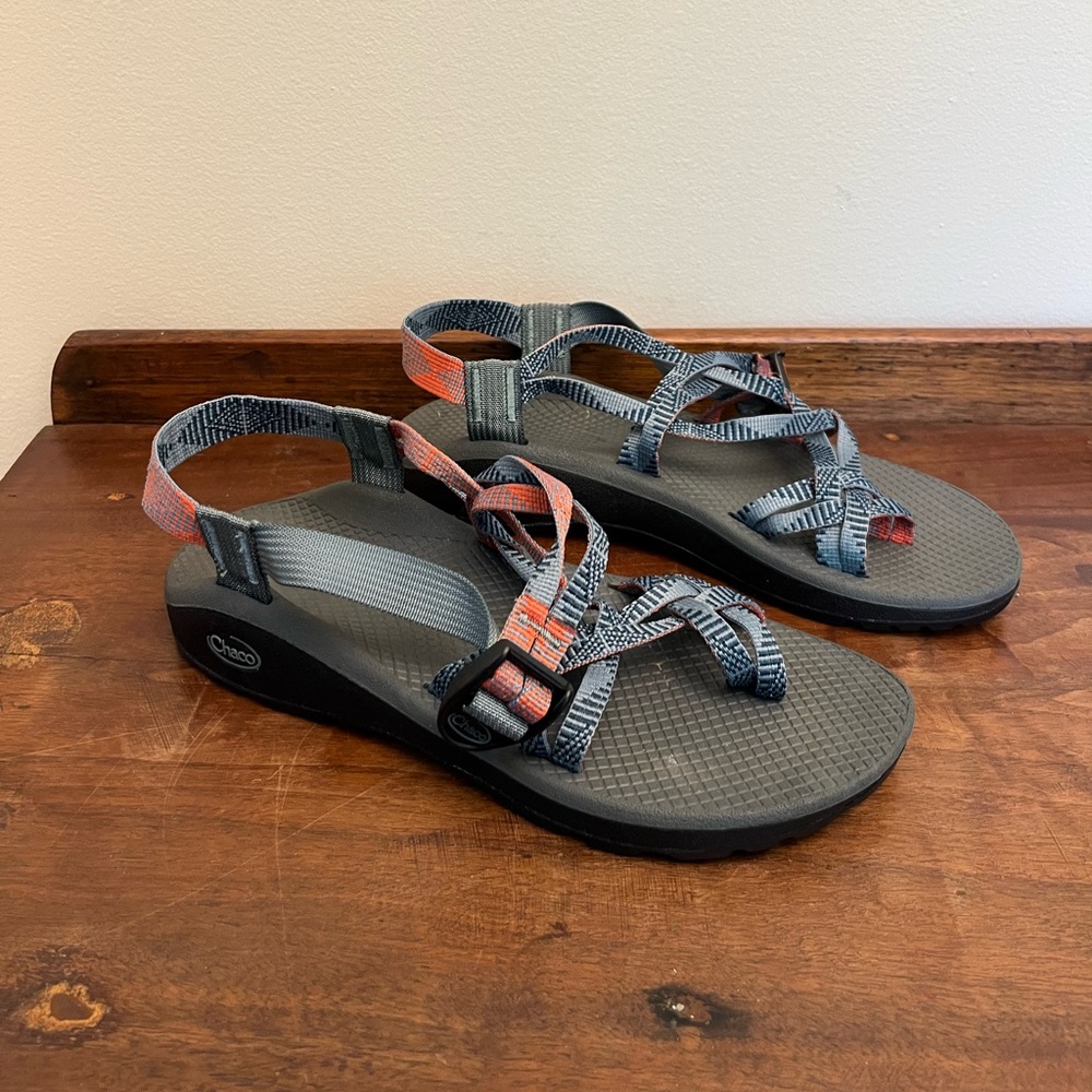 Chacos Z/Cloud X2 Rune Teal Women’s Sandals J106056 Strappy Slip On Hiking W10